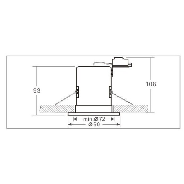 Éclairez votre intérieur avec notre Lot de 6 Supports de Spot BBC Orientables Blanc - GU10!