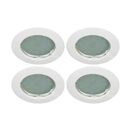 Créez une ambiance lumineuse parfaite avec notre Lot de 4 Spots LED Encastrables Blancs Neutres