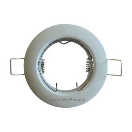 Rendez votre intérieur étincelant avec notre Lot de 50 Fixation de spot encastrable Classic White Diamètre 77mm ref. 932 - La so