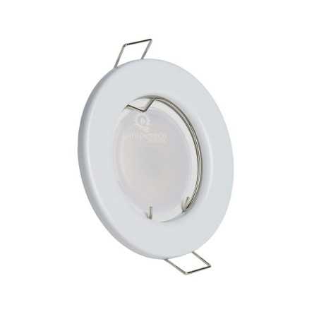 LOT DE 50 SPOT LED ENCASTRABLE COMPLETE RONDE FIXE eq. 50W BLANC FROID 6000K