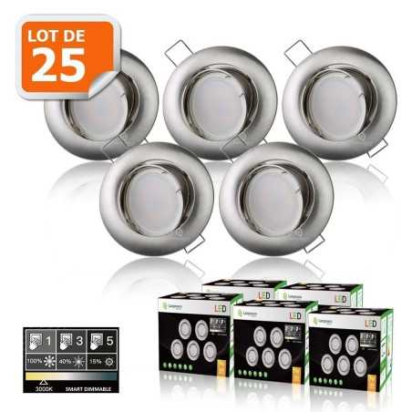 Transformez votre éclairage avec ces ampoules LED 7W ultra-puissantes à spots orientables – Lumière chaleureuse et économie gara