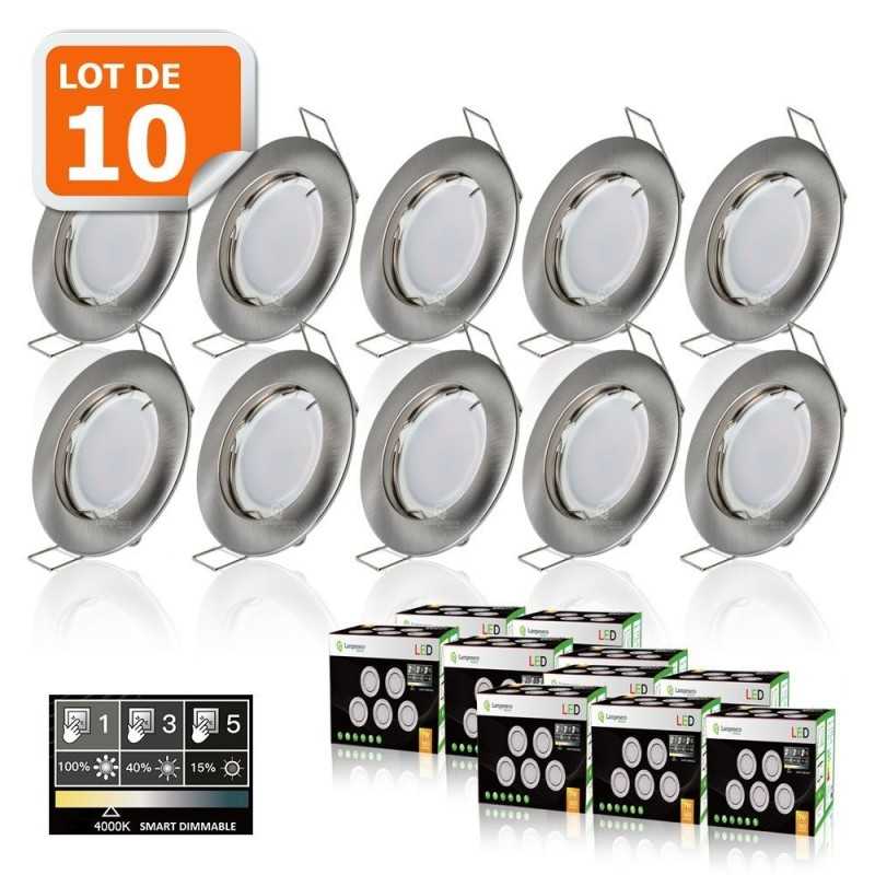 Transformez votre intérieur avec les LED 10 Spots dimmables 7w équivalent 56w