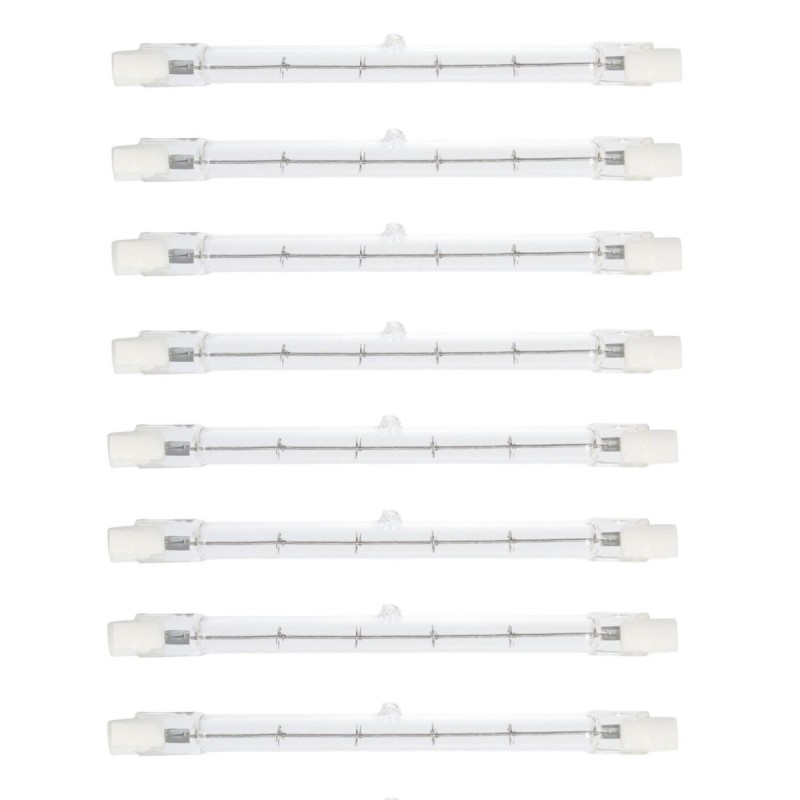 Lot De 6 Ampoules Halogène R7s 118mm 230W - Blanc Chaud 2700K, 2100 Lm, Dimmable, Pour Projecteur, Lampadaire, éclairage Extérieur
