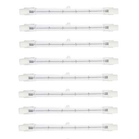 Lot de 10 ampoules halogènes 300W - Éclairez votre vie avec une lumière chaude 2800K gradable R7s!