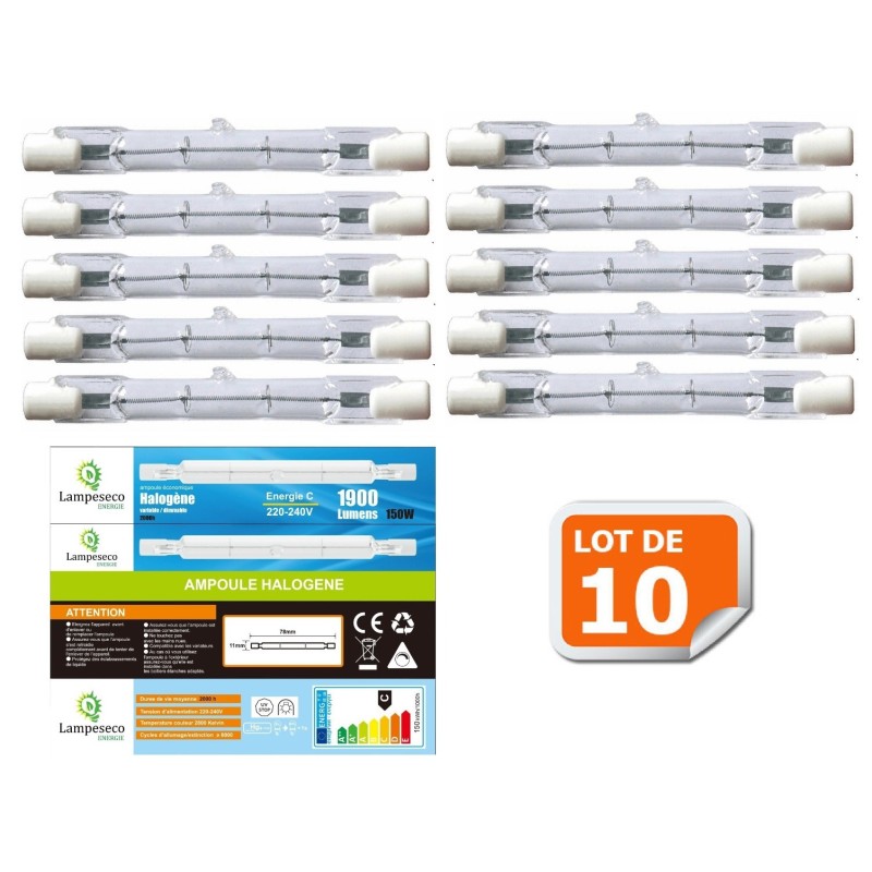 Ruiandsion 2pcs 2W COB 6V E10 LED de mise à niveau de remplacement de l