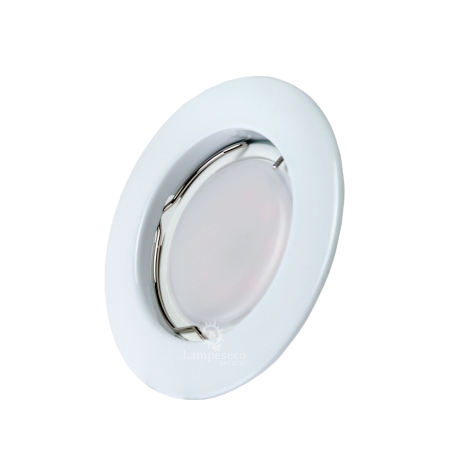 Lot de 50 Spot Led Encastrable Complete Blanc Lumière Blanc Neutre 5W eq.50W ref.770