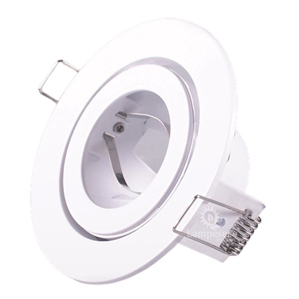 Révolutionnez votre éclairage avec la Spot orientable blanc escargot ronde blanc - Un choix irrésistible!