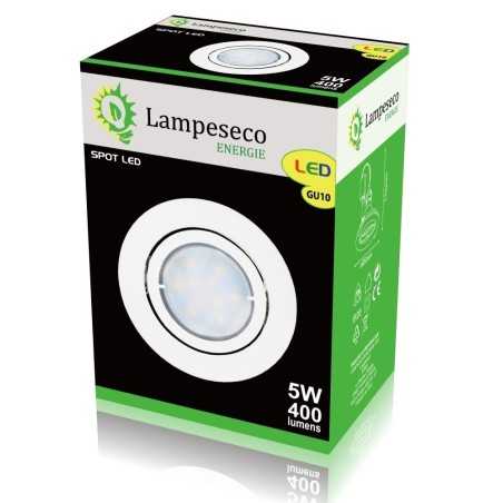 Éclairez votre maison avec notre Lot de 10 Spots LED Blancs Orientables