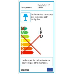 Spot Encastrable LED Downlight Panel Extra-Plat 18W Blanc Froid 6000K