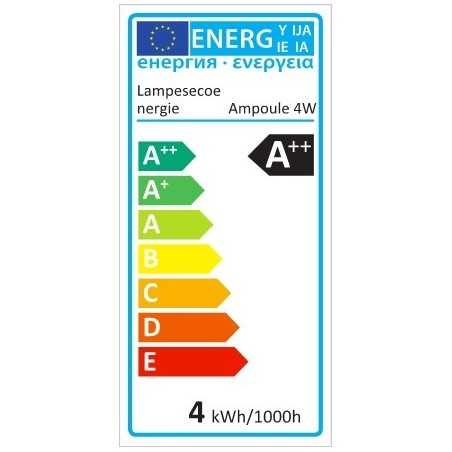 Éclairez votre maison avec style: Lot de 5 Ampoules Led Filament G45 4W (éq. 42W) E14