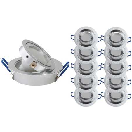 Transformez votre intérieur avec ces 10 spots LED encastrables orientables - Équivalent 50W, blanc neutre !