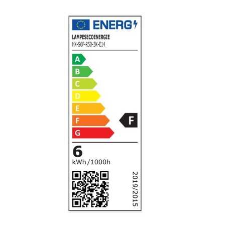Lot de 10 Ampoules LED E14 Opaque Filament 4W eq 40W 400lm Blanc Chaud