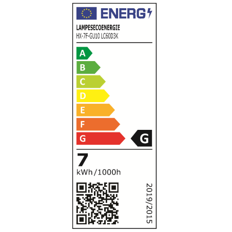 LOT DE 50 SPOT LED CARRE BLANC 230V COB LED 5W RENDU 50W BLANC CHAUD