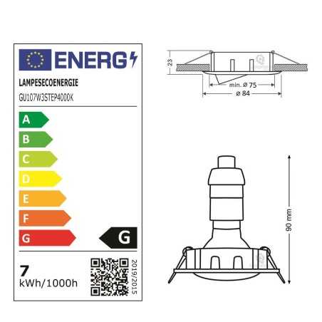 Découvrez 25 Spots led 3-step dimmable sans variateur – Plus Brillante Que Jamais!