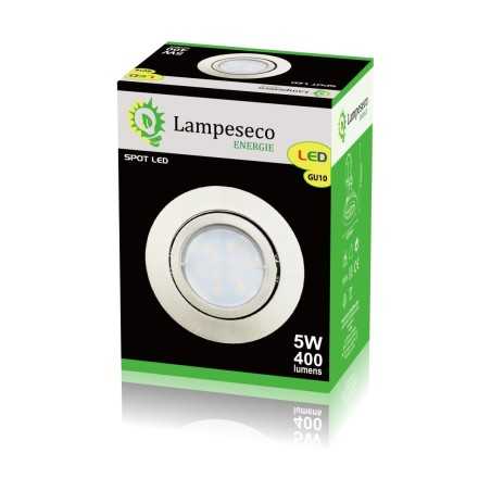 Spot Led Encastrable Complete Satin Orientable lumière Blanc Neutre