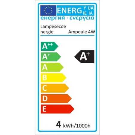 Offre exceptionnelle : Lot de 6 ampoules LED E14 Filament 4W - Économie d\'énergie garantie !