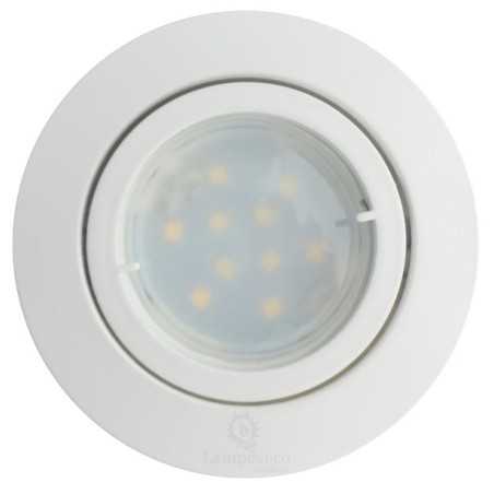Spot Led Encastrable Complete Blanc Orientable lumière Blanc Neutre