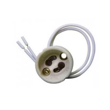 Spot Bain et Douche Etanche IP65 Nickel Satiné avec ampoule LED GU10