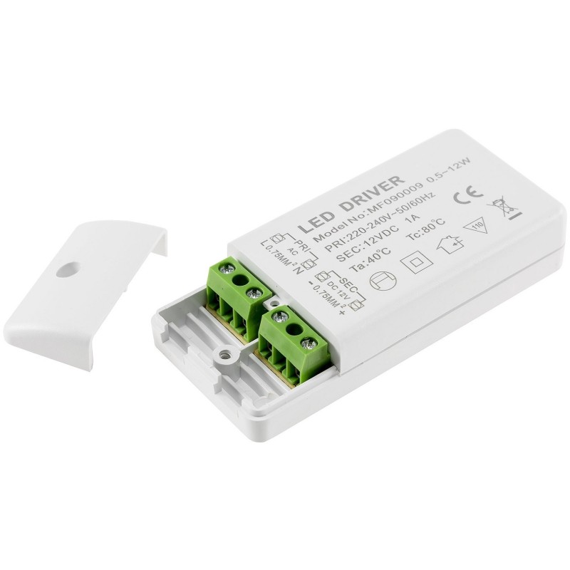 Transformateur Spécial Leds 220V - Max 12W | Efficacité et Sécurité pour Vos Éclairages