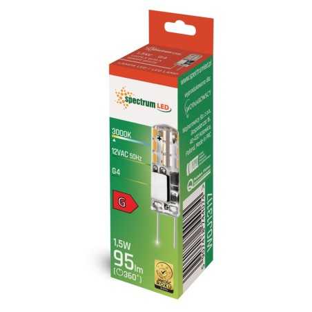 Révélez la beauté de votre intérieur avec les ampoules LED G4 Silicone 1,5W - 95 lumens, blanc chaud 3000K