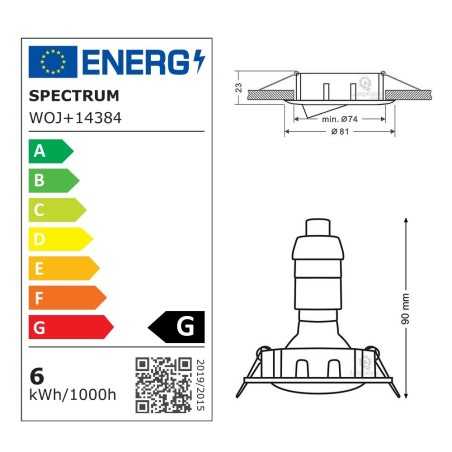 Éclairez votre maison avec style : Lot de 5 Spots LED Alu Brossé GU10 Dimmable Blanc Neutre