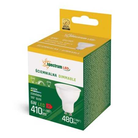 Éclairez votre maison avec style - Ampoules LED GU10 4000K - 6W Compatible Variateurs