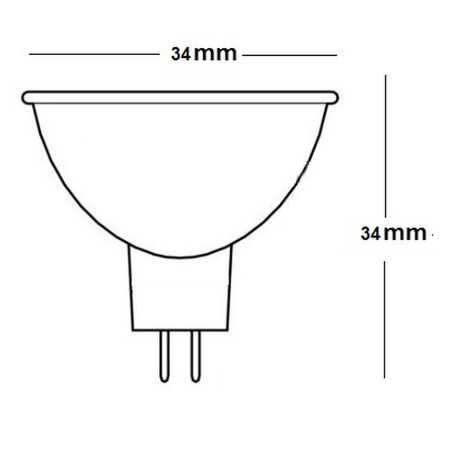 Éclairage puissant en économisant! Ampoules dichroïques MR11 maintenant disponibles en lot de 10 - 12V 20W (14W) GU4 pour 3000h