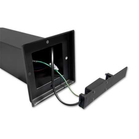 Transformez votre jardin en oasis lumineux avec la Lampe de jardin LED E27 Havana 45cm - Élégance noire