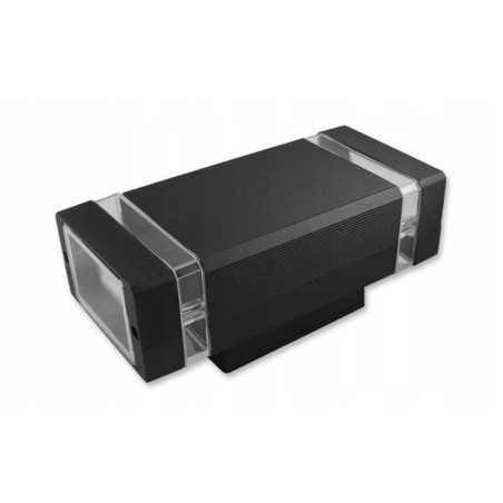 Découvrez la perfection en éclairage extérieur: Applique de façade IP54 2x GU10 Noir - Un luminaire en aluminium premium!