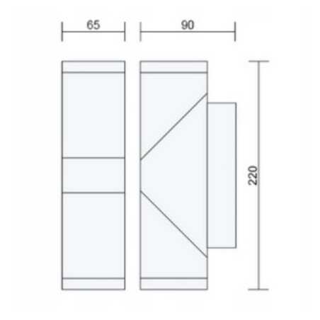 Éclairez votre jardin avec style : Découvrez l\'Applique de jardin Twinda Duo, 13W IP54 !