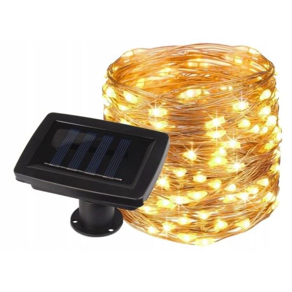 Transformez votre jardin avec cette guirlande solaire 100 LED pour une magie lumineuse de 1190 cm!