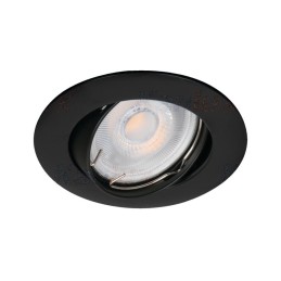 Découvrez notre offre exclusive: Pack de 20 Spots Aluminium Noir Mat avec LED 5W GU10 équiv. 50W - Éclairage intense Blanc Chaud