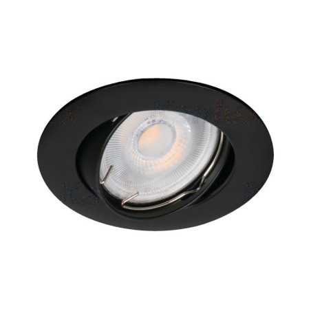 Lot de 10 Fixation Spot Encastrable  Kanlux VIDI  Aluminium Orientable Noir Mat 