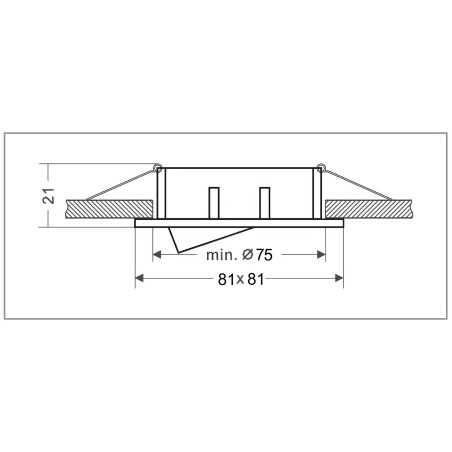 Boostez votre intérieur avec notre lot de 10 supports encastrables aluminium orientables blancs - Optez pour l\'élégance à petit