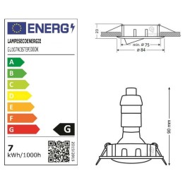 Transformez votre éclairage avec les spots LED 15 Spots - 3 étapes de variation sans variateur - 7W Eq.56W - Blanc chaud orienta