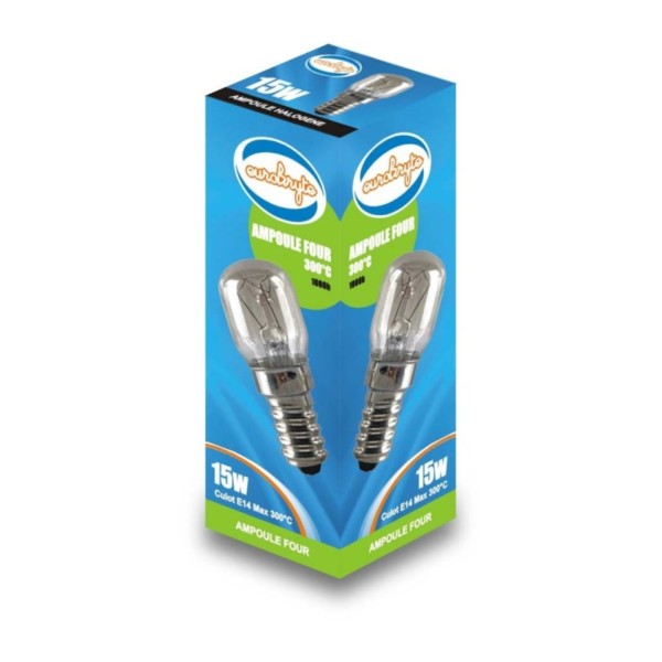 Ampoule spéciale pour four Culot E14 300° 15W