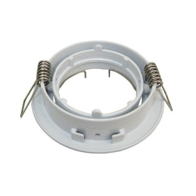 Boostez votre intérieur avec notre lot de 10 supports encastrables aluminium orientables blancs - Optez pour l\'élégance à petit