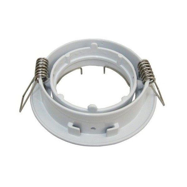 Découvrez ces supports encastrables en aluminium blanc Dia 81mm : le secret d\'un éclairage parfait!