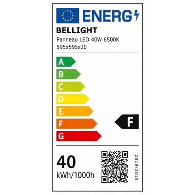 Lot de 6 Panneaux LED 40W 60x60 cm - Encastrable/En Saillie, 4000K, 4000lm – Plafonnier Éco-énergétique - Achetez en Ligne