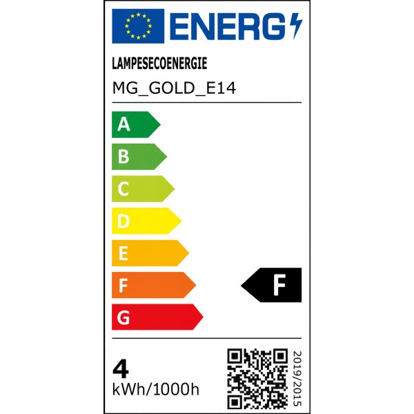 Ampoule Led Filament forme G45 4 Watt Culot E14