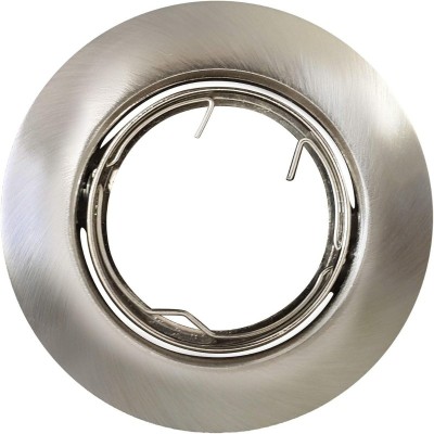 Lot de 50 Support Encastrable Aluminium Orientable Diametre 81mm