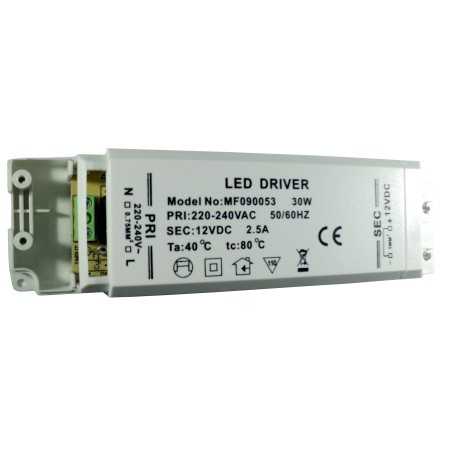 Transformateur Spécial Leds Max 30 watts de 220V