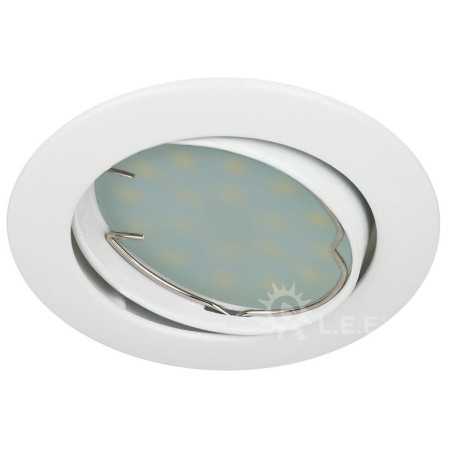 Spot LED Orientable Blanc - Ampoule GU10 230V Eq. 50W, Lumière Chaude