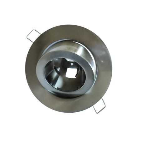 Illuminez votre intérieur avec élégance : Support encastrable escargot pour ampoules halogènes, CFL ou LED !