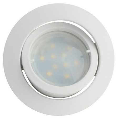 Spot Led Encastrable Complete Blanc Orientable lumière Blanc Chaud