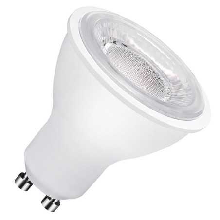 Spot Led GU10 angle 36° 7 watt (eq. 45 watt) Blanc Chaud 3000°K  Finition Grise 