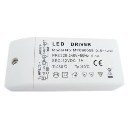 Transformateur Spécial Leds 220V - Max 12W | Efficacité et Sécurité pour Vos Éclairages