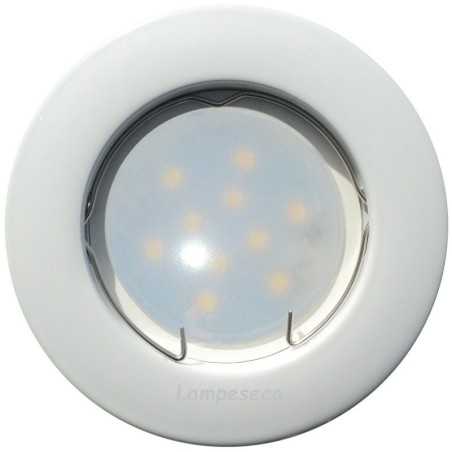 Lot de 8 Spot Led Encastrable Complete Blanc Lumière Blanc Neutre 5W eq.50W ref.770