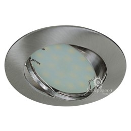 Lot de 3 spots LED encastrables alu brossé - éclairage blanc neutre puissant