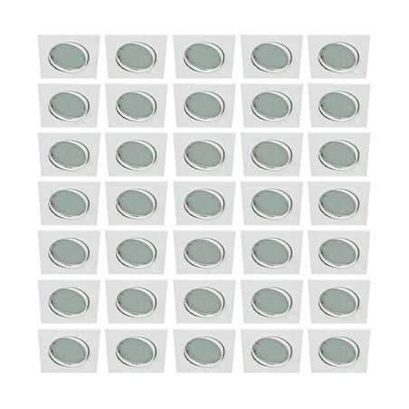 Éclairage de qualité supérieure avec nos spots LED carré orientables - Lot de 35 !